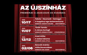 A 2025/2026–os évadban 4 bemutatóval készülünk!